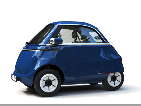 Microlino 2 M-ero electric Rigged PBR Model 3D