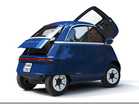 Microlino 2 M-ero electric Rigged PBR Model 3D