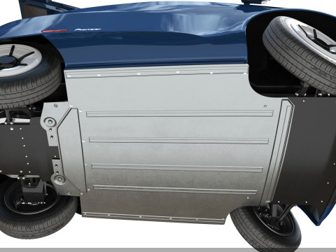 Microlino 2 M-ero electric Rigged PBR Model 3D