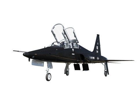 Northrop T-38 Talon Black Aircraft PBR 3D मॉडल