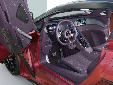 BYD Yangwang U9 2025 Interior Rigged 3D Model