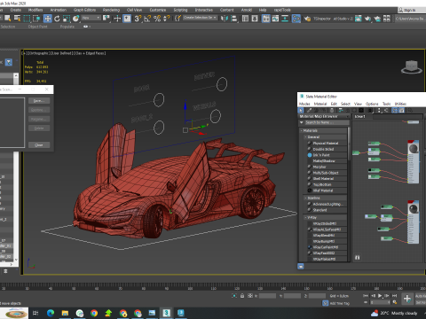 BYD Yangwang U9 2025 Interior Rigged 3D Model