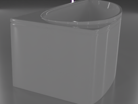 Corner bath avo-1 real based Modello 3D