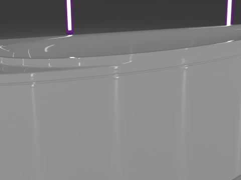 Corner bath avo-1 real based 3D Model