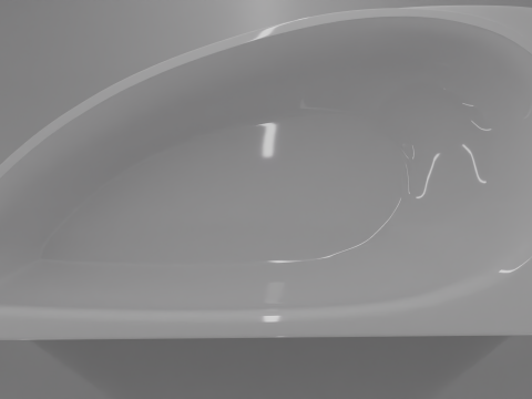 Corner bath avo-1 real based Modello 3D