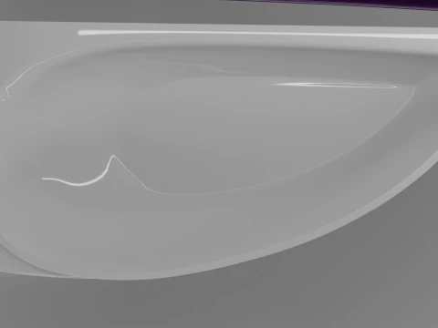 Corner bath avo-1 real based 3D Model