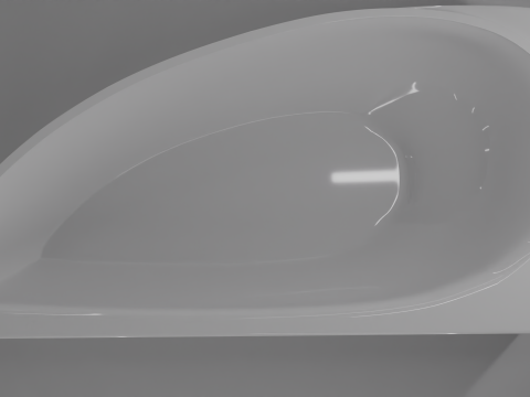 Corner bath avo-1 real based Modello 3D