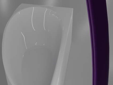 Corner bath avo-1 real based Modello 3D