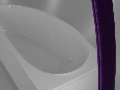 Corner bath avo-1 real based Modello 3D