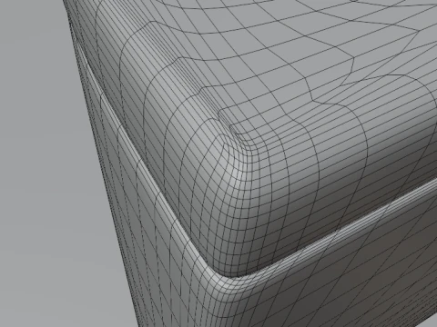Corner bath avo-1 real based 3D Model
