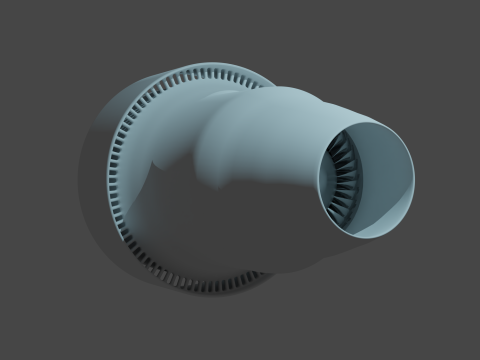 Jetengine 3D Modell
