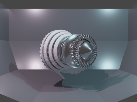 Jetengine 3D Modell
