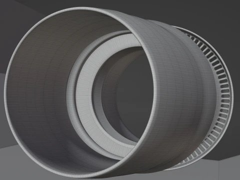 Jetengine 3D Модель