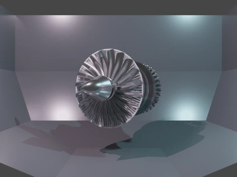 Jetengine 3D Модель