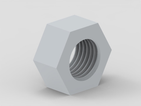 NUT M5 M6 M7 M8 M10 3D Printing