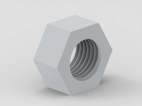 TUERCA M5 M6 M7 M8 M10 Modelo de impresión 3D