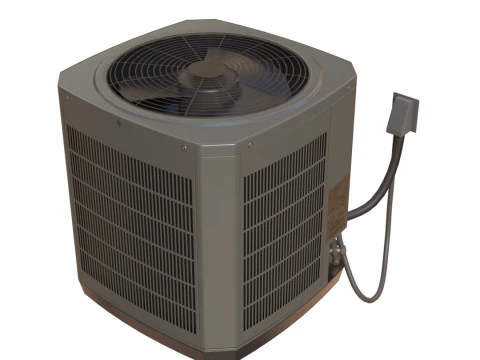 Unit&agrave; Centrale AC Modello 3D