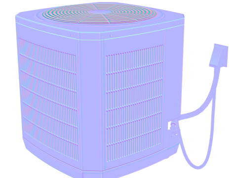 Ac Central Unit 3Dモデル