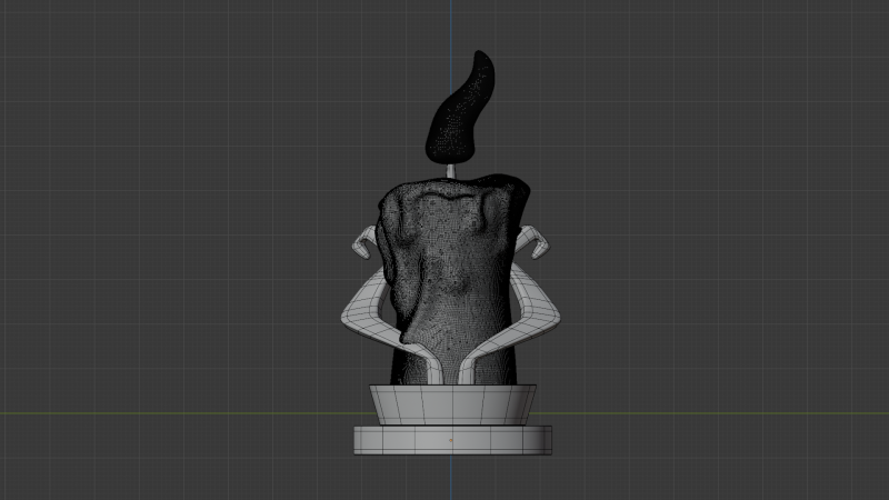 Candle 3D Model .c4d .max .obj .3ds .fbx .stl .blend 