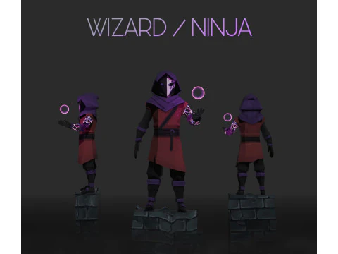विज़ार्डनिंजा 3D मॉडल