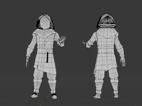 WizardNinja 3D 모델