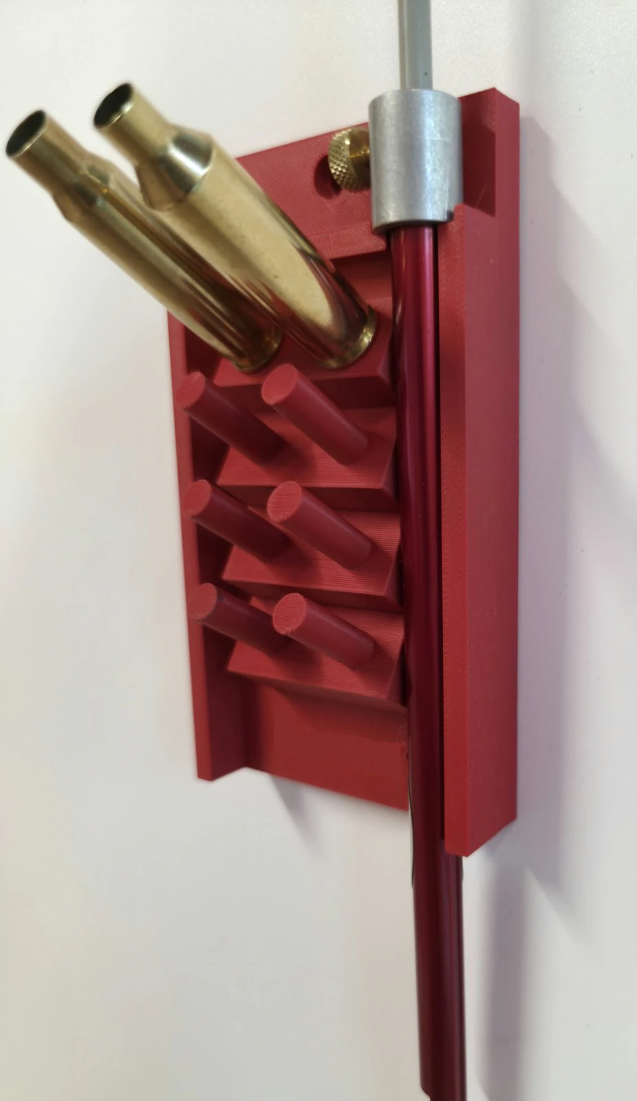 Wall Rack For Hornady OAL Gauge and modified cases 3D Print Model .c4d .max .obj .3ds .fbx .stl .blend 