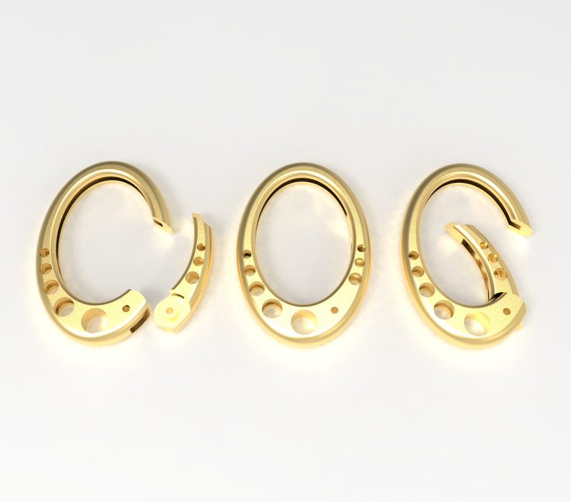 Lock for bracelet 3D प्रिंट मॉडल .c4d .max .obj .3ds .fbx .stl .blend