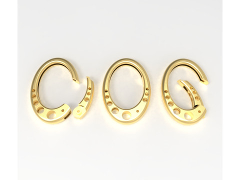 Lock for bracelet 3D Print Model