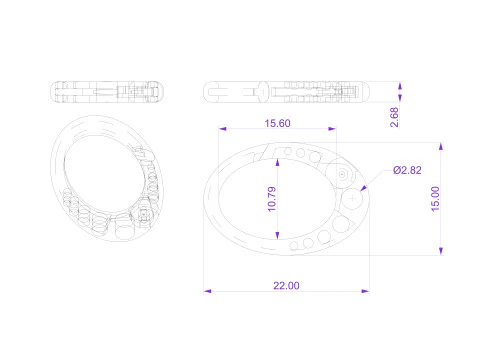 Lock for bracelet 3D Print Model