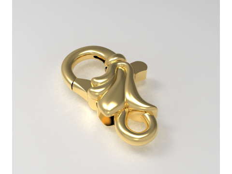 Flower lock for chain 3D Принт Модель