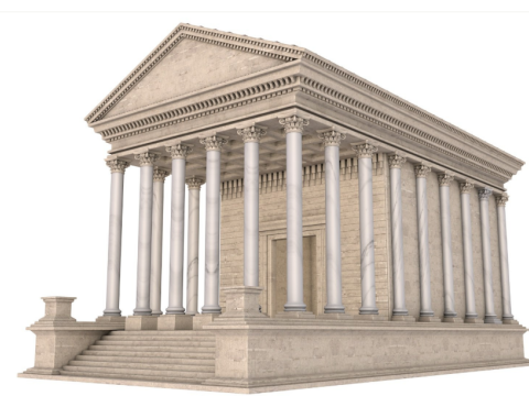 Ancient Greek Temple Modelo 3D