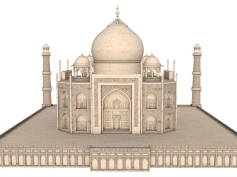 Taj Mahal 3D Model