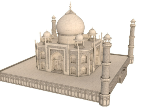 Taj Mahal Modelo 3D