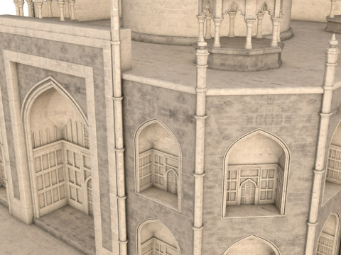 Taj Mahal Modelo 3D