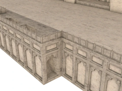 Taj Mahal 3D Model