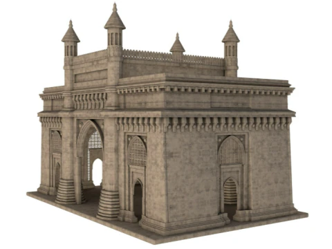 Mumbai The Gateway Of India 3D Model