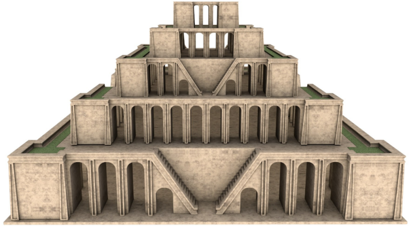 Ancient Babylon Building Modello 3D .c4d .max .obj .3ds .fbx .stl .blend