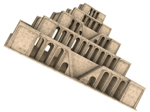Ancient Babylon Building Modello 3D