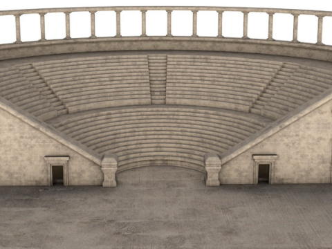 Ancient Amphitheater 3D Model
