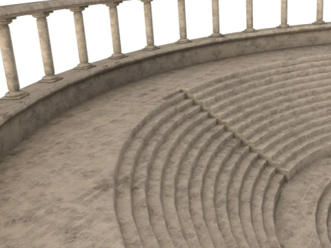 Ancient Amphitheater 3D Model