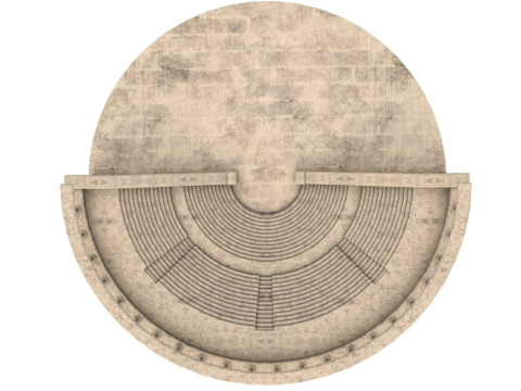 Ancient Amphitheater Modèle 3D