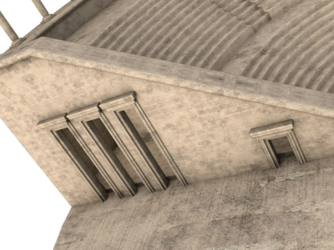 Ancient Amphitheater Modèle 3D