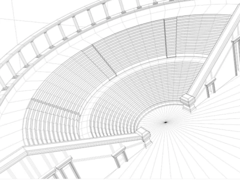 Ancient Amphitheater 3D Model