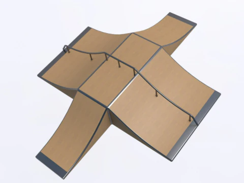 Skate Park PACK 3D Model