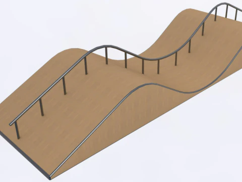 Skate Park PACK 3D Model