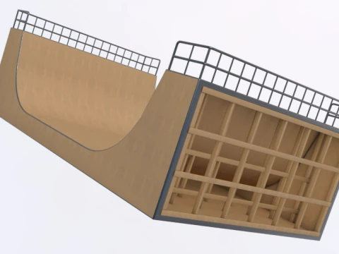Skate Park PACK 3D Model