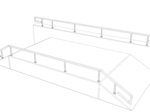 Skate Park PACK 3D Model