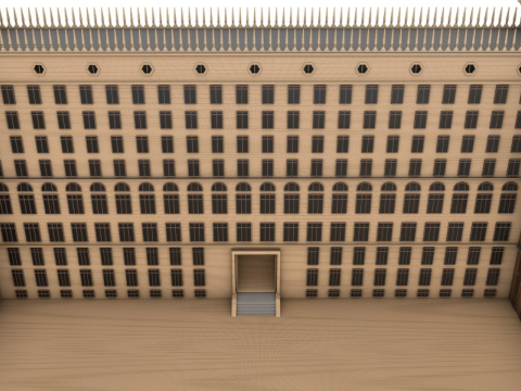 Government House of Baku 3D Model