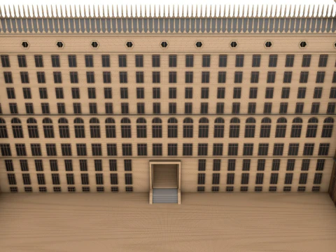 Government House of Baku 3D Model