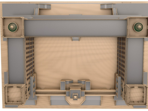 Government House of Baku 3D Model